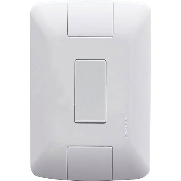 Tramontina Aria Conjunto 1 Interruptor Paralelo 4x2 c/ Placa