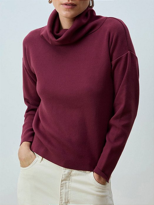 BLUSA FEM GOLA ALTA ANSELMI 28831
