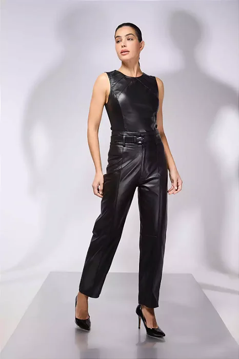 CALÇA COURO BIANCA FEM ST. TROIS 1314