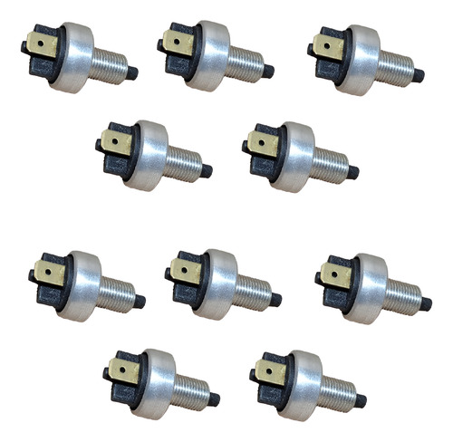 Kit 10 Interruptor Botao Painel Tipo Start Partida Buzina