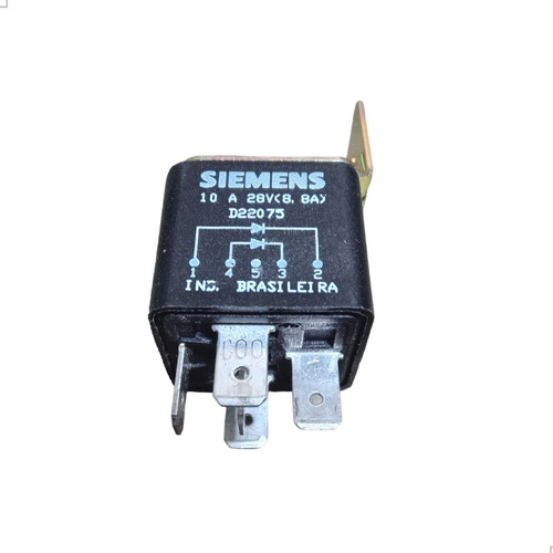 Relé Caixa Diodos 12v 24v 10a 5t C/ Suporte Mercedes D22075