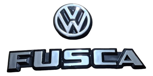 Emblema Tampa Traseira Fusca Kit 2pcs Fusca  Volkswagen 50mm