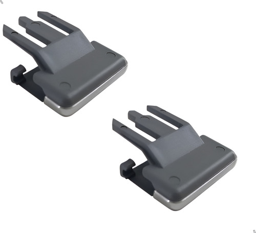 Clip Difusor Ar Central Corolla 09/14 Preta Filete Crom 2pcs