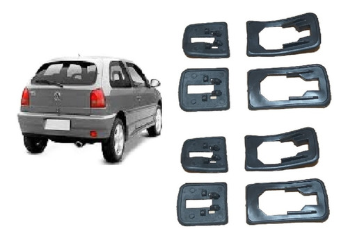 Guarnição Maçaneta Externa Gol Parati Saveiro G2 Bola 4 Pts