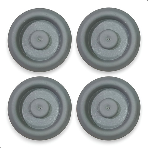 Kit 4 Unidades Borracha Assoalho Para Furos 40mm Universal