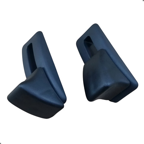 Kit Botão Arremate Trava Banco Dianteiro Celta Preto