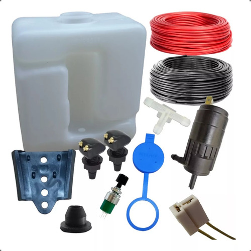Kit Reservatório Limpador Adaptação 24v Universal 2 Brucutus
