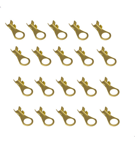 Terminal Eletrico Furo Olhal 5/16 C/ 20 Unidades