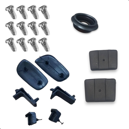 Capa Dobradiça Batente Capo Anel Fechadura Mala Parafuso 147