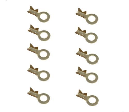 Terminal Eletrico Furo Olhal 8mm 5/16 C/ 10 Unidades