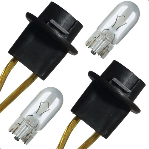 Par Soquete Lanterna Placa Chevrolet Blazer S10 96/17 Comum