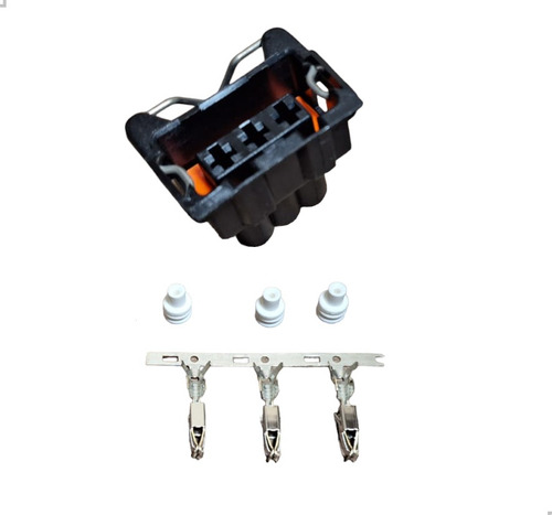 Plug 3 Vias Para Chicote Bobina Passat Golf Polo Montagem