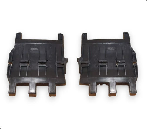 Par Suporte Guia Parachoque Dianteiro Ford Ka 97 A 08 Preto