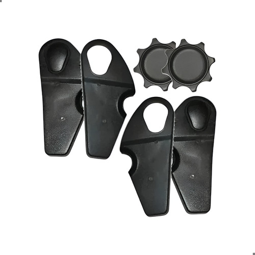 Capa Lateral Banco Recaro Preto Gol Gti Gts Gt Kadett Gsi