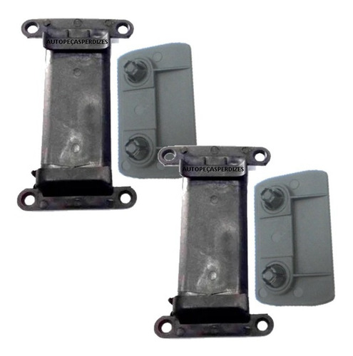 Kit Fixação Parachoque Gol Parati Voyage Saveiro 87/95 Traseiro