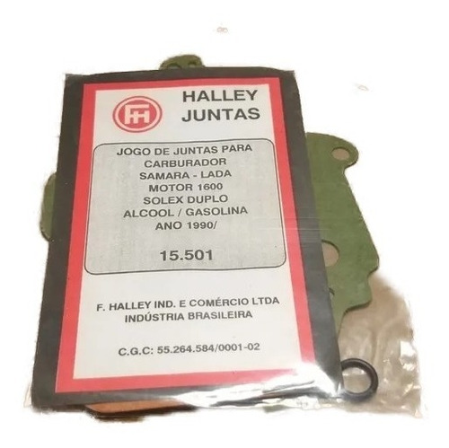 Jogo Junta Carburador Solex Lada Niva Laika Samara 1.6 90/