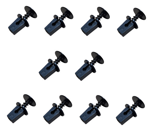 Kit Parafuso Bucha Fixacao Parabarro Vw Golf 2003 2018 10pcs