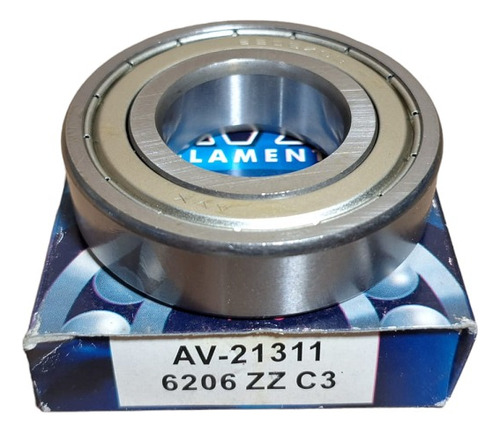 Rolamento Rígido Esfera 6206 Zz Medida 30x62x16mm Avx