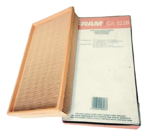 Filtro Ar Citroen Xm Peugeot 605 94... Fram Ca5228