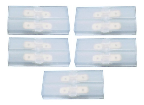 Conector Terminal Eletrico 6,3mm 2x2 2 Entrada 2 Saida (5pc)