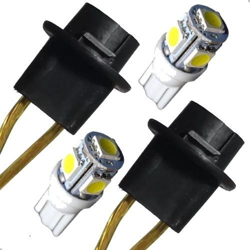 Par Soquete Lanterna Placa Chevrolet Blazer S10 96/17 Led