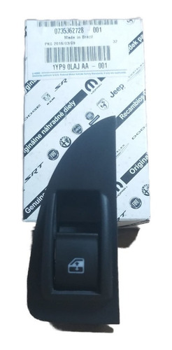 Botao Vidro Eletrico Palio Siena 03 04 Rst Tras Direito Orig