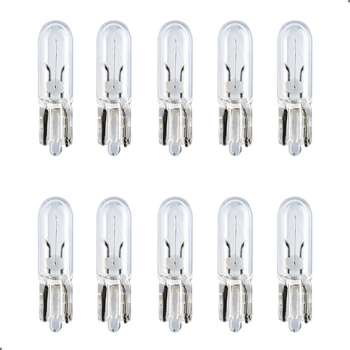 Kit 20 Lâmpadas Painel Carro Esmagada Pinguinho T5 1,2w 12v