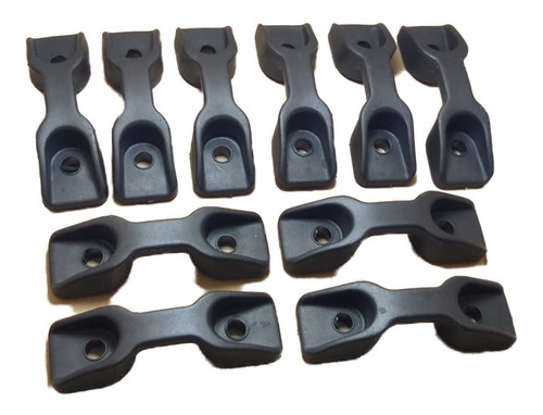 Kit 10pcs Gancho Da Caçamba Fiat Strada Toro