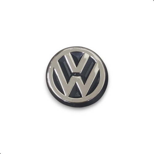 Emblema Traseiro Vw Redondo Gol Voyage Parati 50mm 85/90