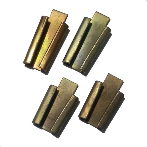 Kit Chapa Fixação Abraçadeira Do Estabilizador Fusca 4 Peças