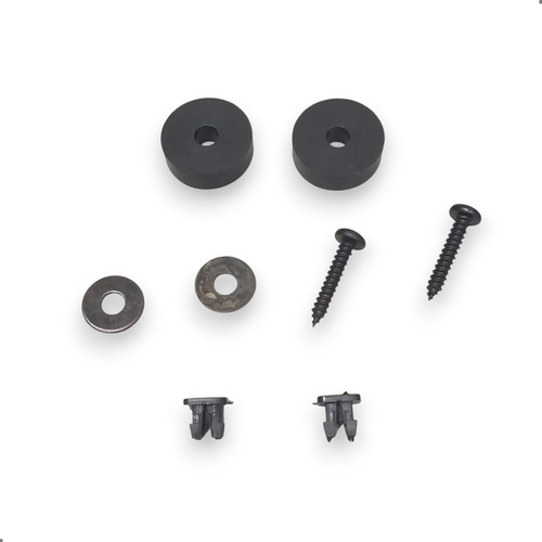 Kit Fixação Placa Com Espaçador Universal ( Placa Mercosul )