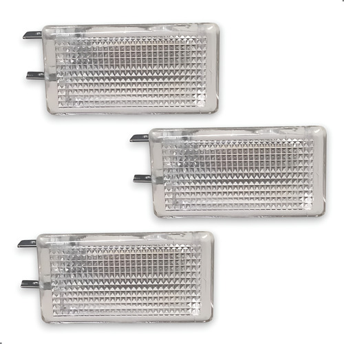 Lanterna Teto Monza Chevete Mala Corsa Kadett Mala 3 Peças