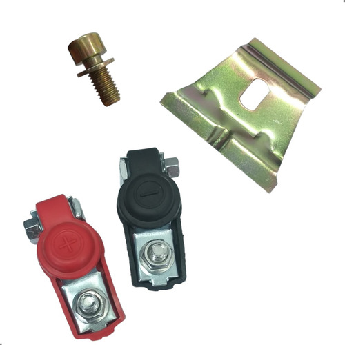 Suporte Fixação Bateria + Terminal Bateria Vw Brasilia