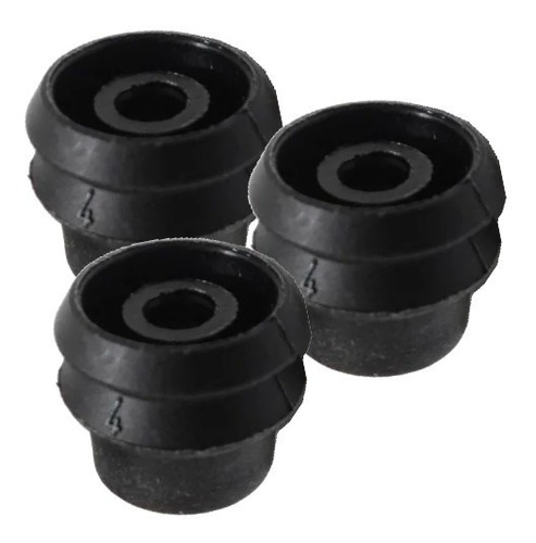 Kit Bucha Botao Buzina Gol Quadrado Fusca Itamar 93/96 3pcs