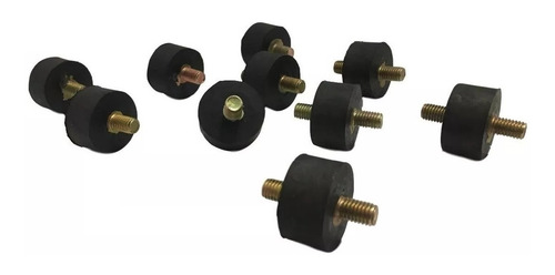 Kit 10 Coxim Radiador Gol Quadrado Passat Parati Grande