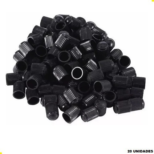 Bico Pneu Universal Plastico Gol Palio 206 Corsa Clio 20pçs