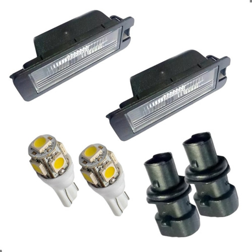 Par Lanterna Placa + Soquete + Led Gol G3 Modelo 2 Lanternas