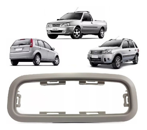 Moldura Lanterna Teto Ecosport Fiesta Courier Ford Ka