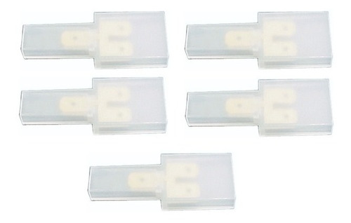 Conector Terminal Eletrico 6,3mm 1x2 1 Entrada 2 Saida (5pc)
