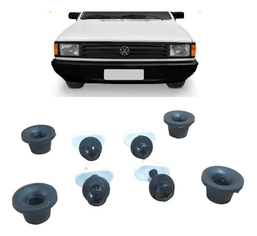 Kit Parafuso Fixação Grade Gol Quadrado Voyage Parati 87/90