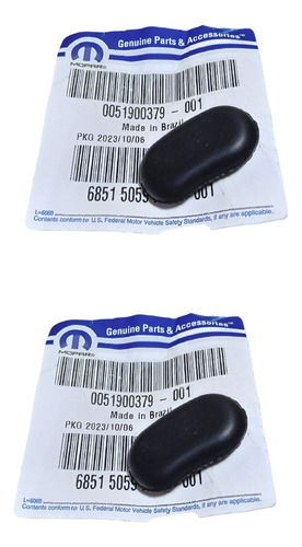 Tampa Borracha Porta Traseira Punto 08/17 Original 2pc