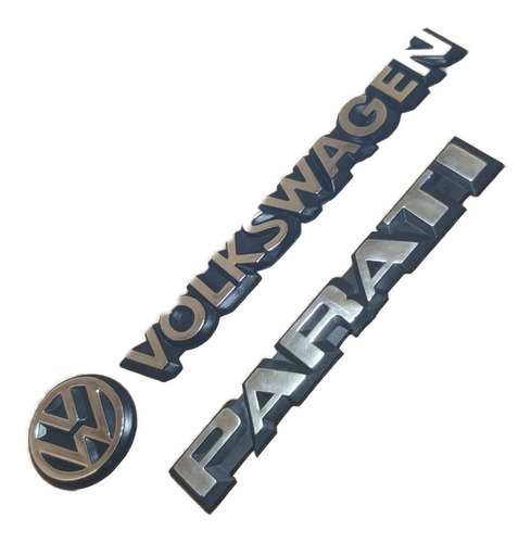 Kit Emblema Traseiro Escrita Logo Parati 85 86 87 88 89 90