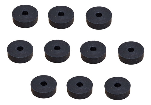 Espaçador Borracha Placa Carro Moto Mercosul Kit 10pcs