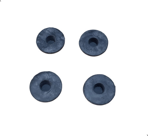 Tampa Furo Assoalho Borracha 22mm Kit 4pcs Padrao Original