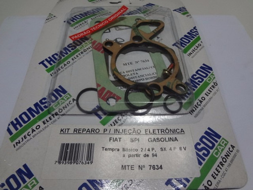 Kit Reparo Tbi Injecao Tempra 2/4p Spi Gas. Marca Mte