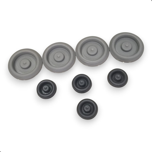 Kit 8 Unidades Borracha Assoalho Gol Voyage Saveiro G5 G6 G7