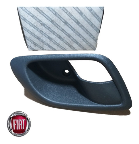 Moldura Maçaneta Interna Fiat Doblo Pós 2010/ Esquerda