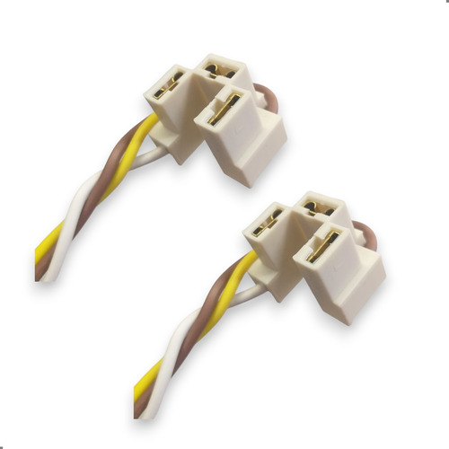 Soquete Plug Farol 3 Fios Lampada H4 H5 Fio 1,5mm 10 Pcs