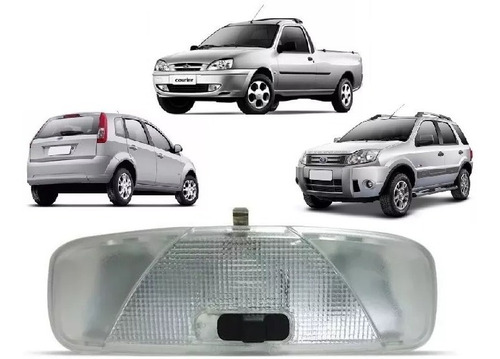 Lanterna Luz Teto Fiesta Ecosport Courier 08 09 10 11 12 13