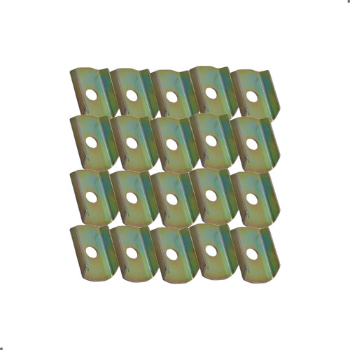 Chapa Fixação Carroceria Vw Fusca 1967 Em Diante (20 Peças)